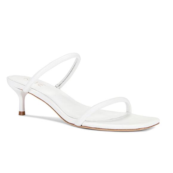 RAYE Rene Sandal in White EUC Size 8.5 - Picture 1 of 9